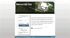 Desktop Screenshot of belmonthill.tennisbookings.com