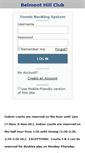 Mobile Screenshot of belmonthill.tennisbookings.com